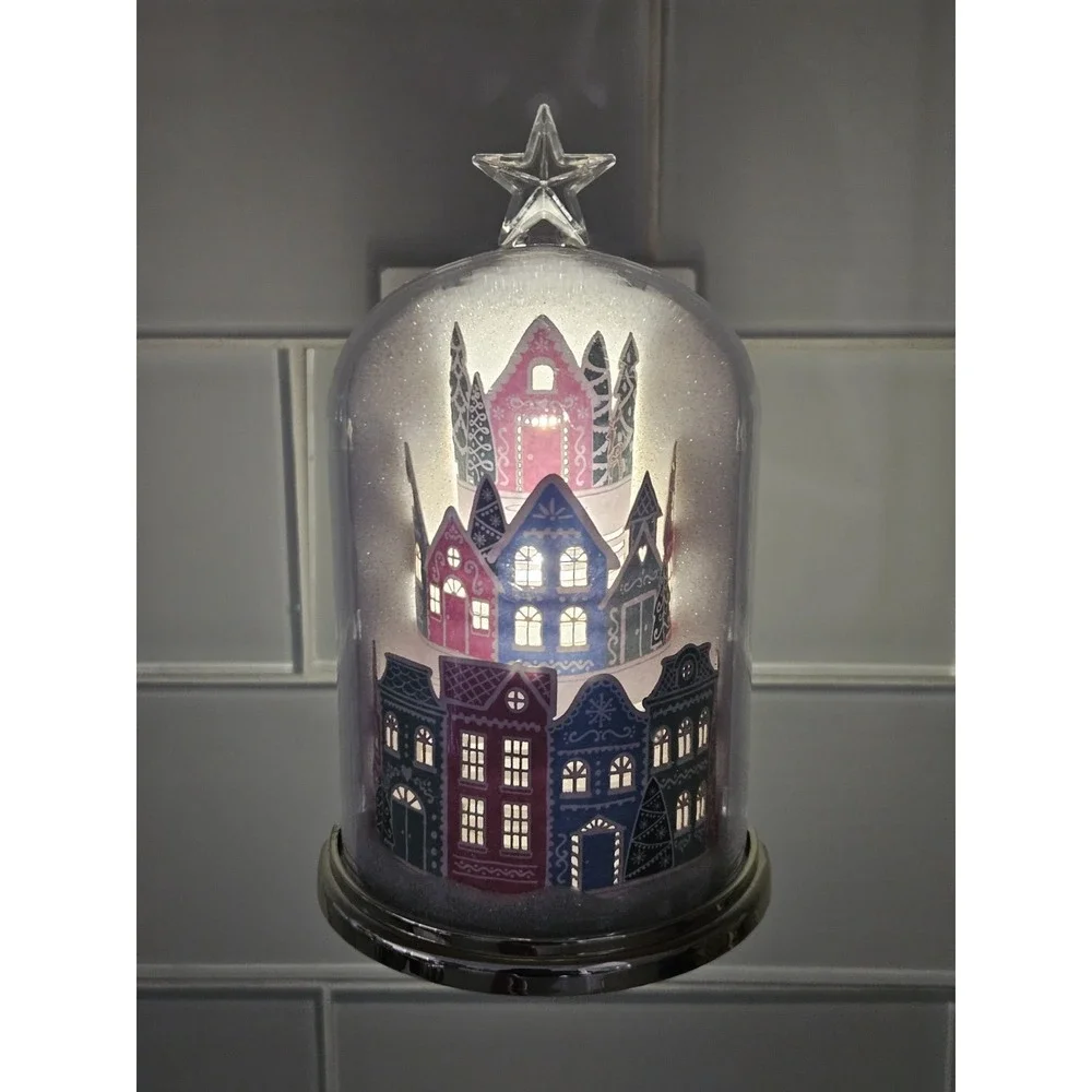 Bath & Body Works Holiday Village Cloche Nightlight Wallflowers Fragrance Plug